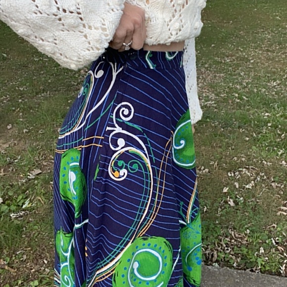 Vintage 70s psychedelic maxi skirt - Picture 5 of 5
